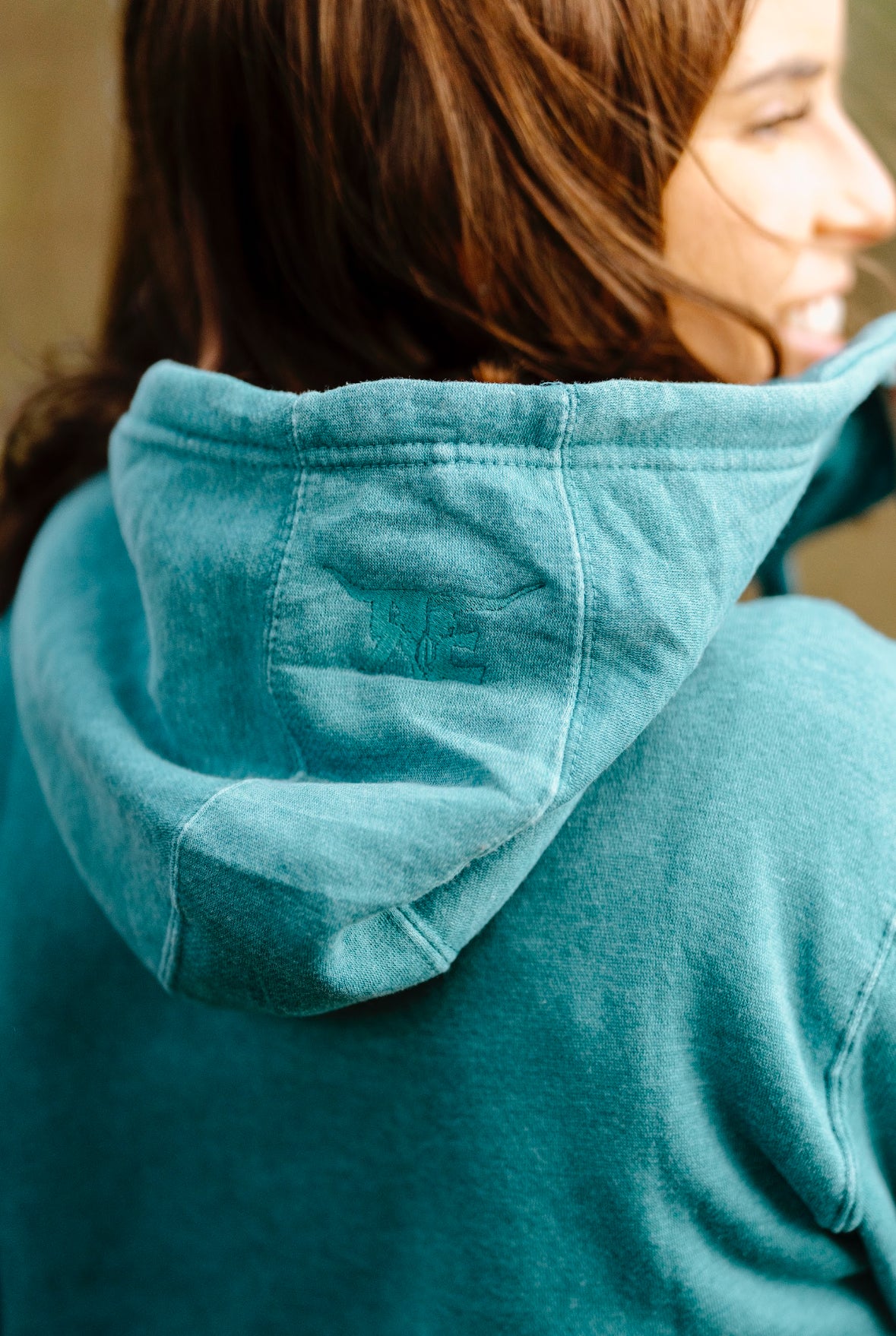 Distressed Varsity Hoodie