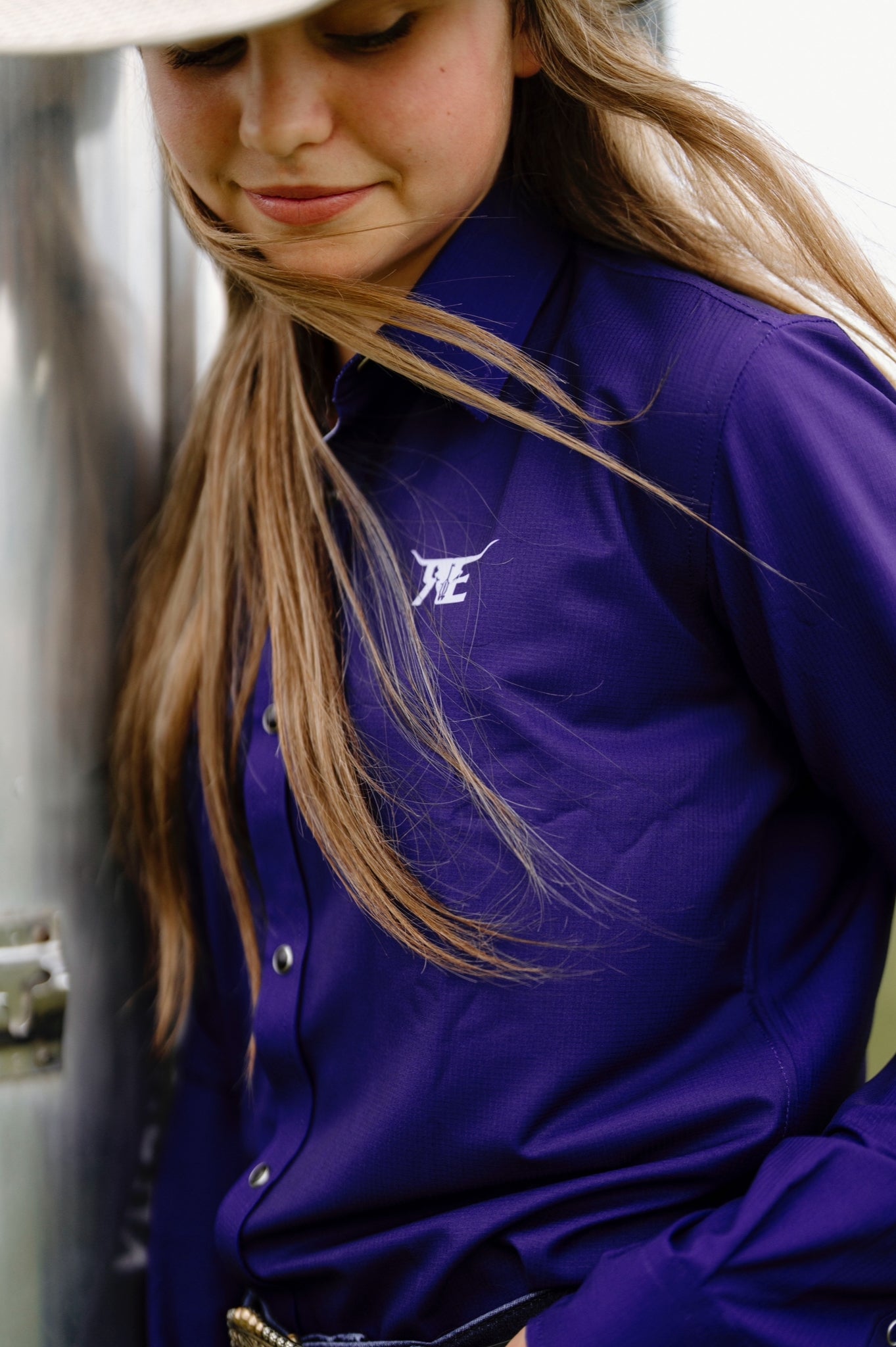 Youth Plum Purple Showshirt
