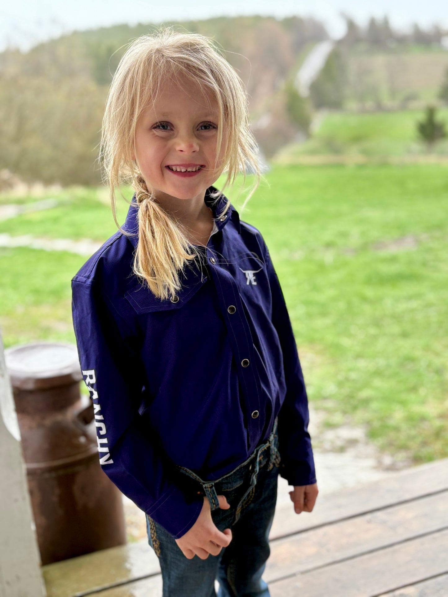 Youth Plum Purple Showshirt