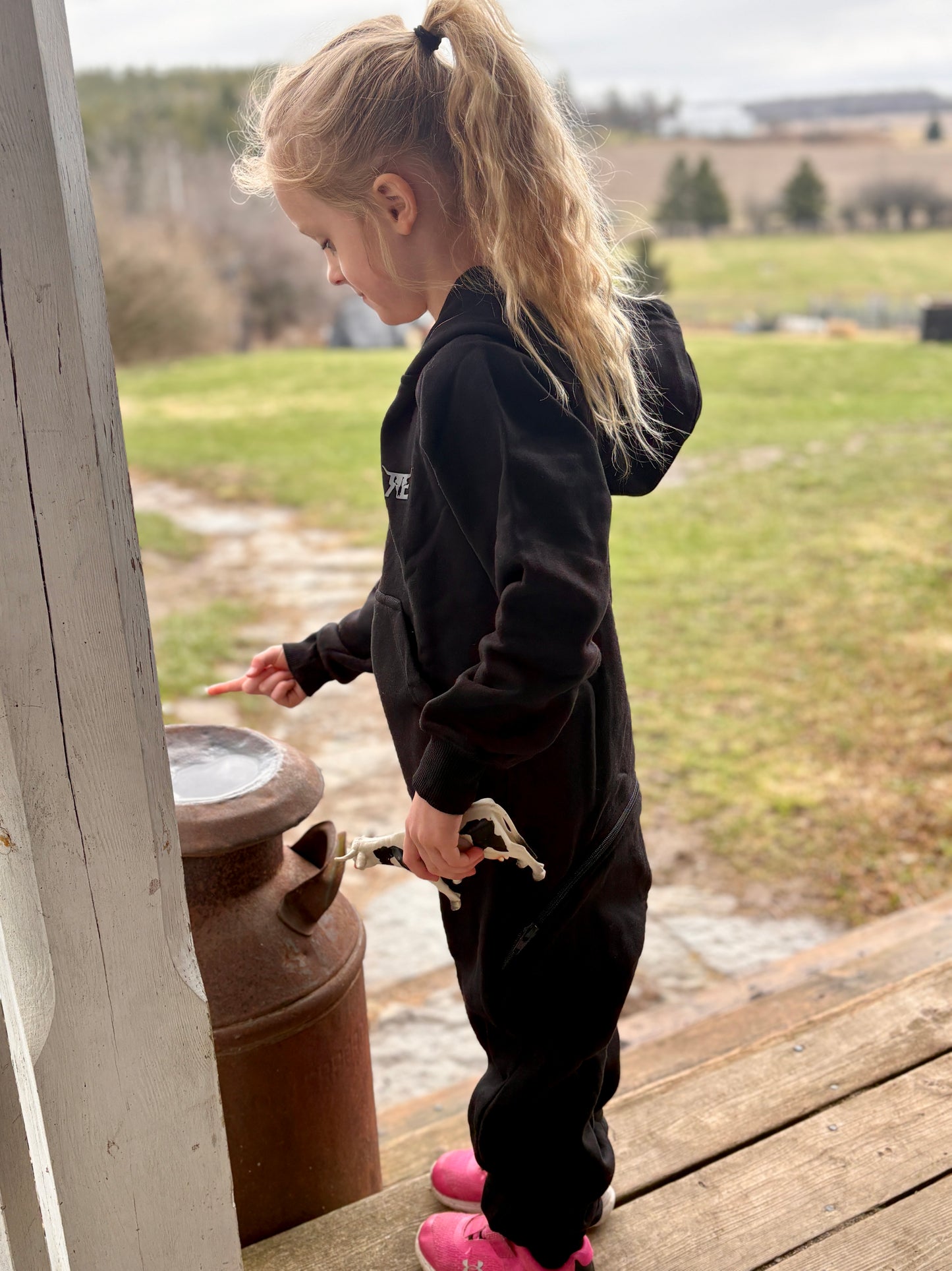 Youth Black Ranchy OG Onesie
