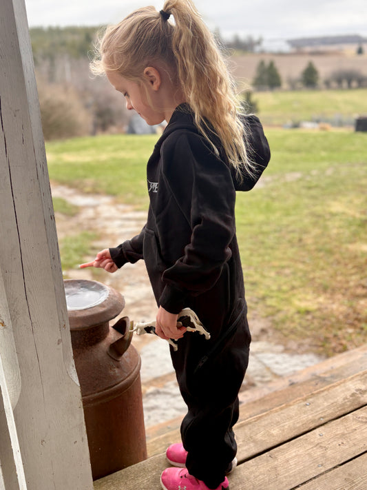 Youth Black Ranchy OG Onesie