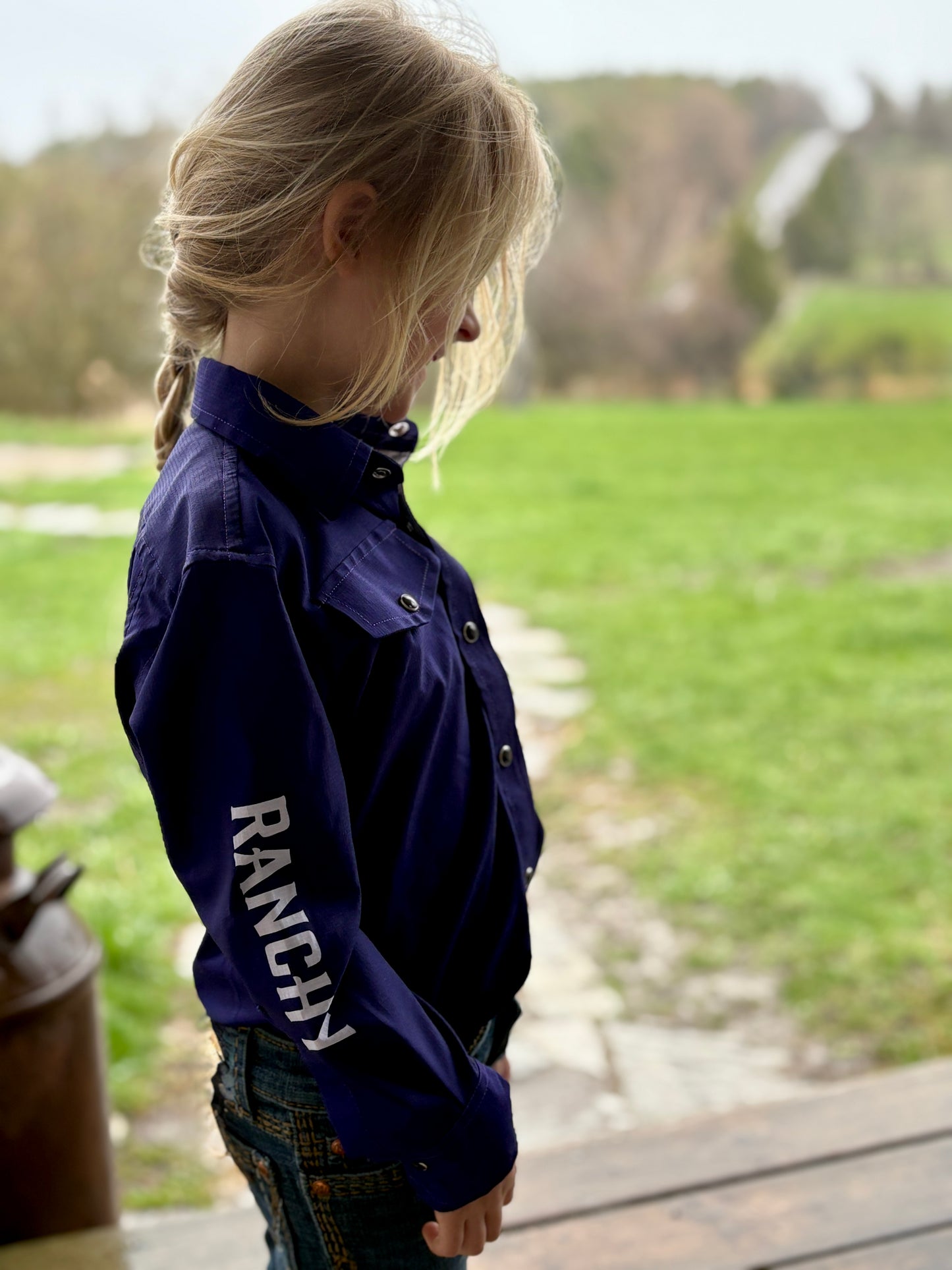Youth Plum Purple Showshirt