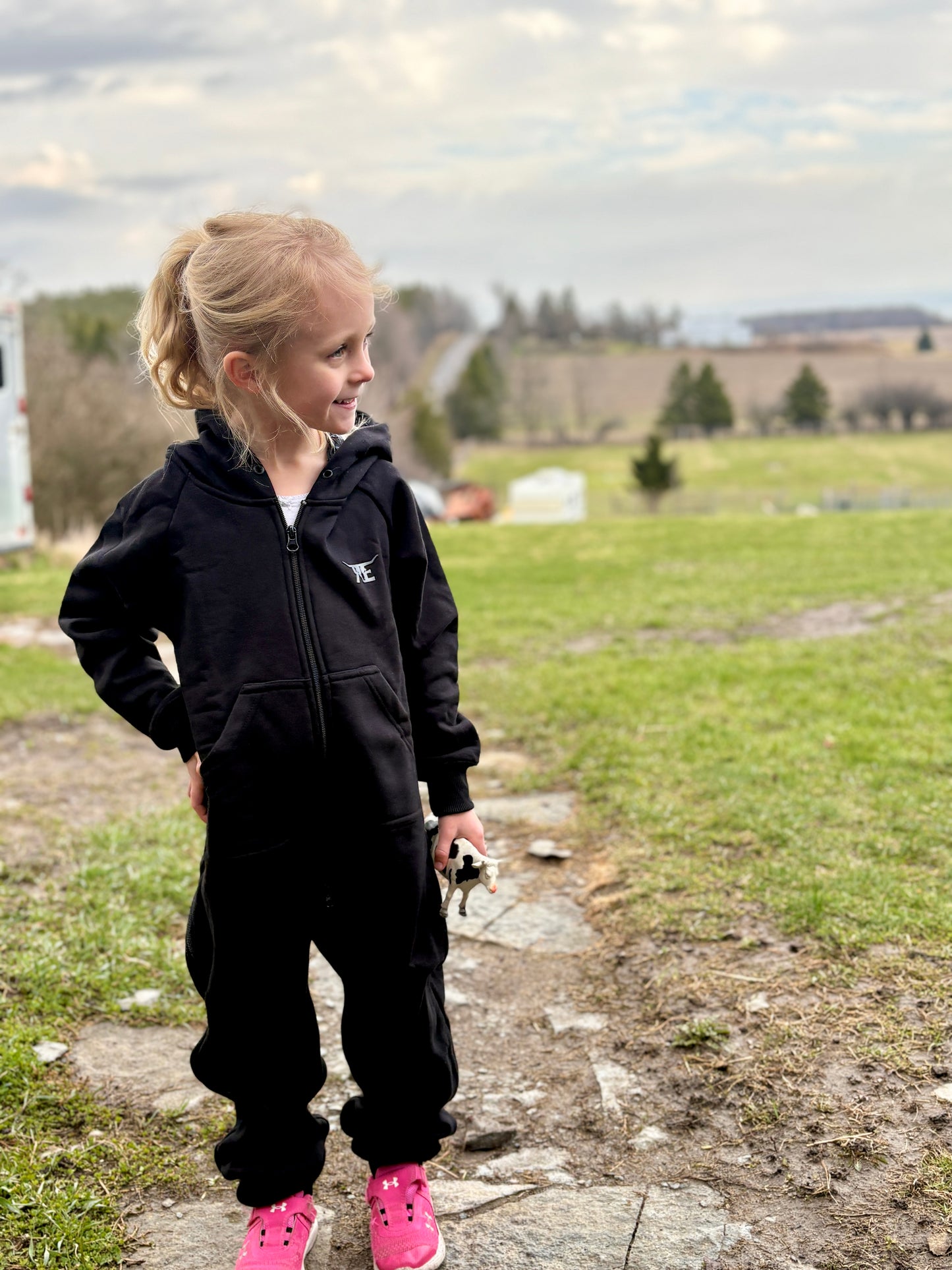 Youth Black Ranchy OG Onesie