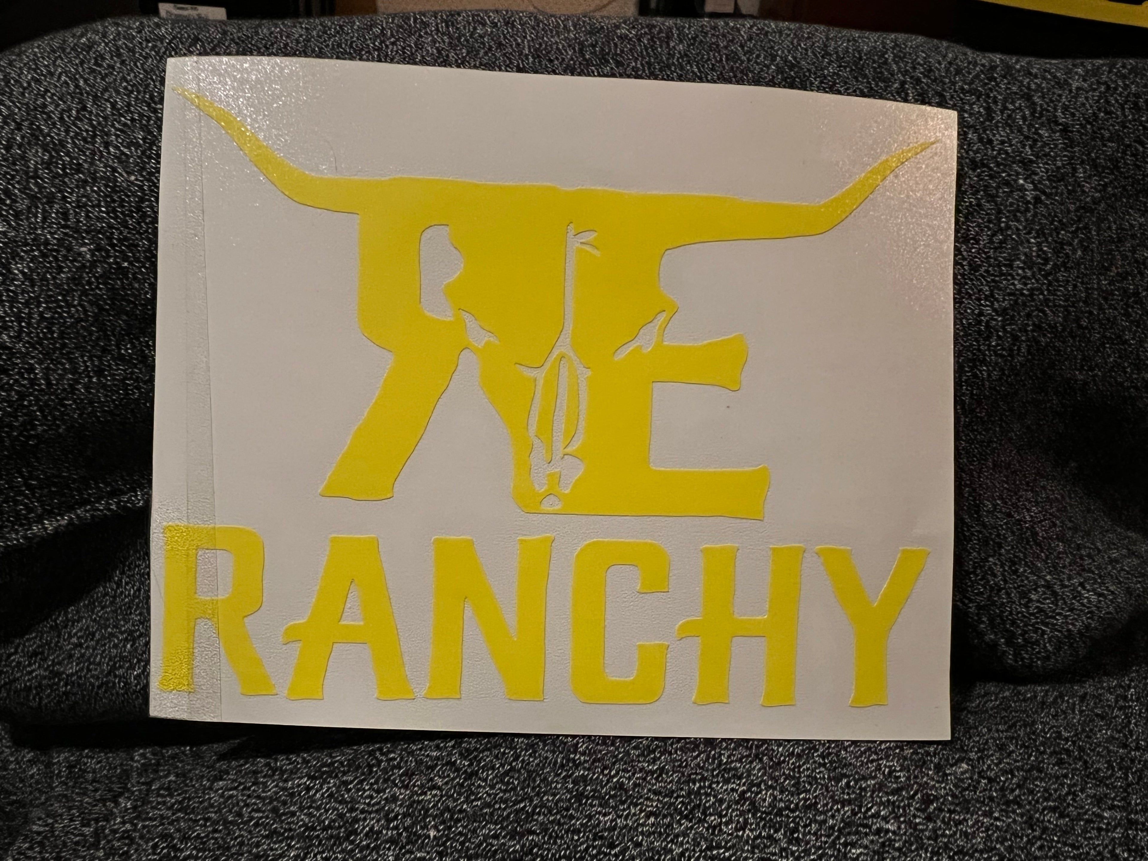 RANCHY CAR DECAL - The Ranchy Equestrian