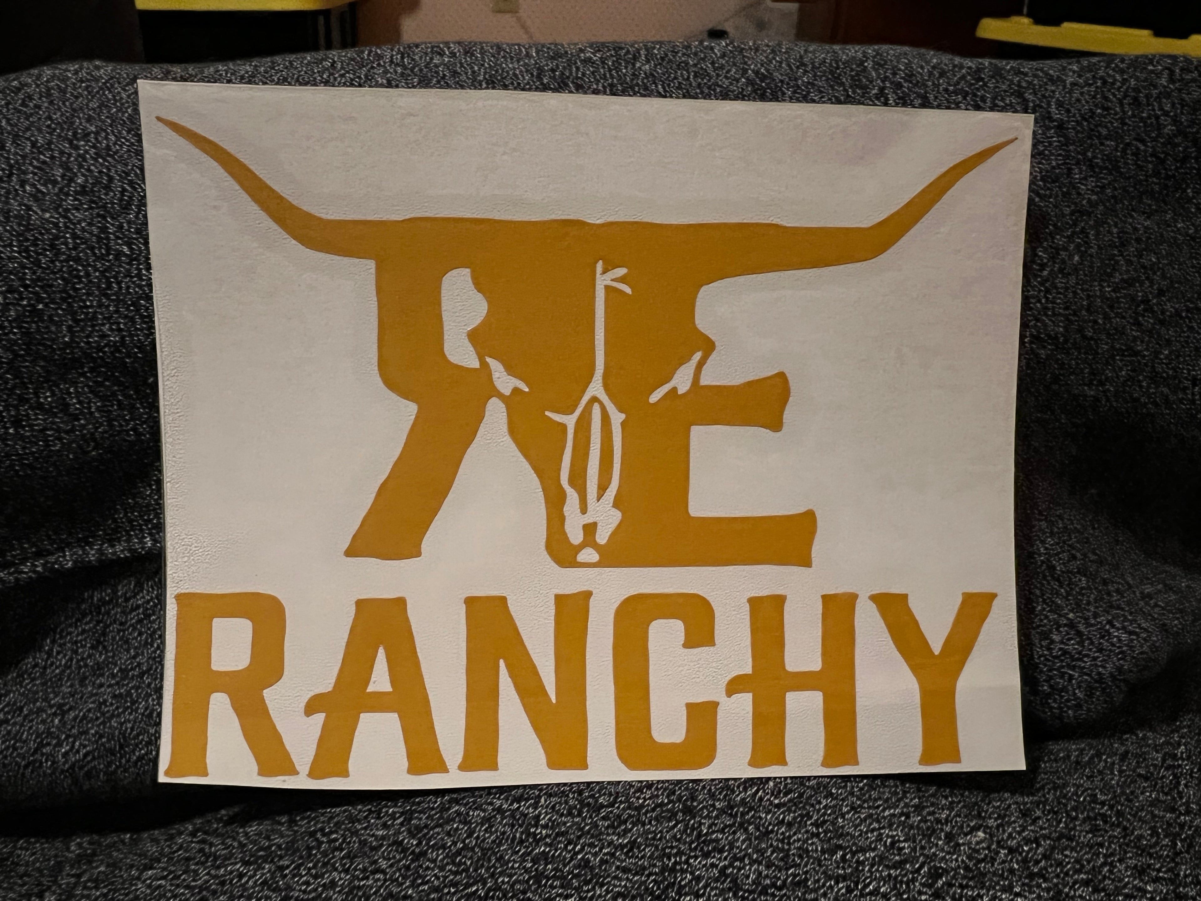 RANCHY CAR DECAL - The Ranchy Equestrian