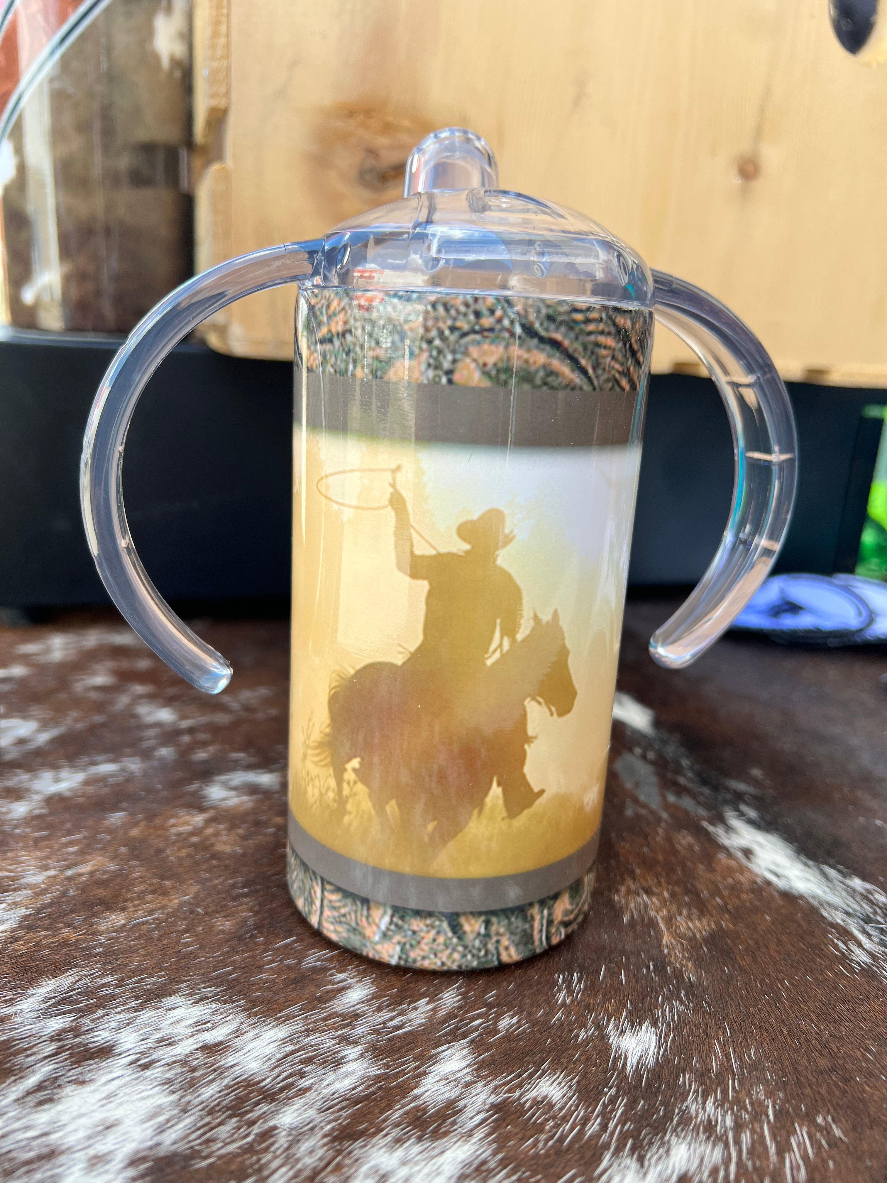 Sunset Roper Sippy Cup - The Ranchy Equestrian
