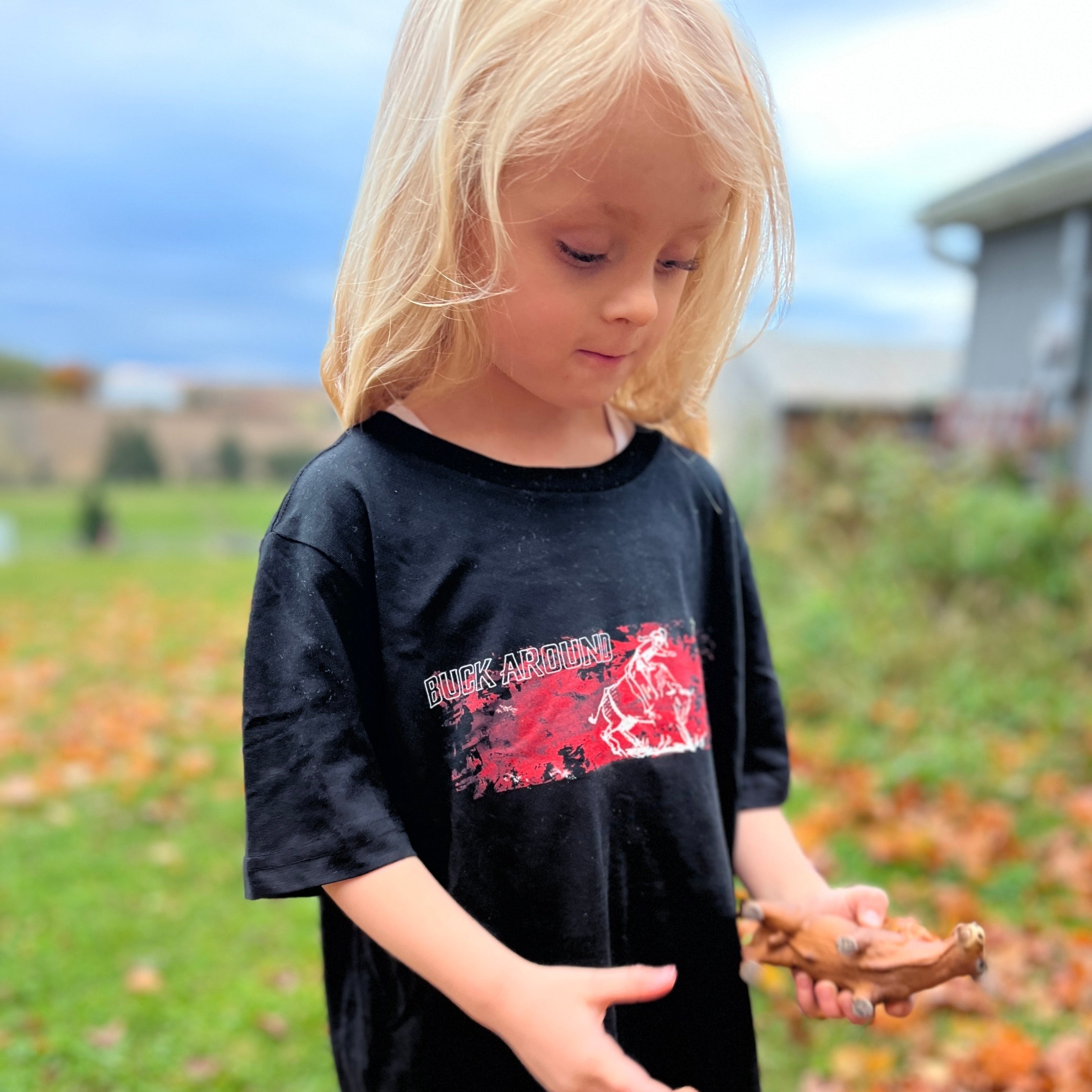 &quot;Buck Around Find Out&quot; Tee Shirt (Youth)