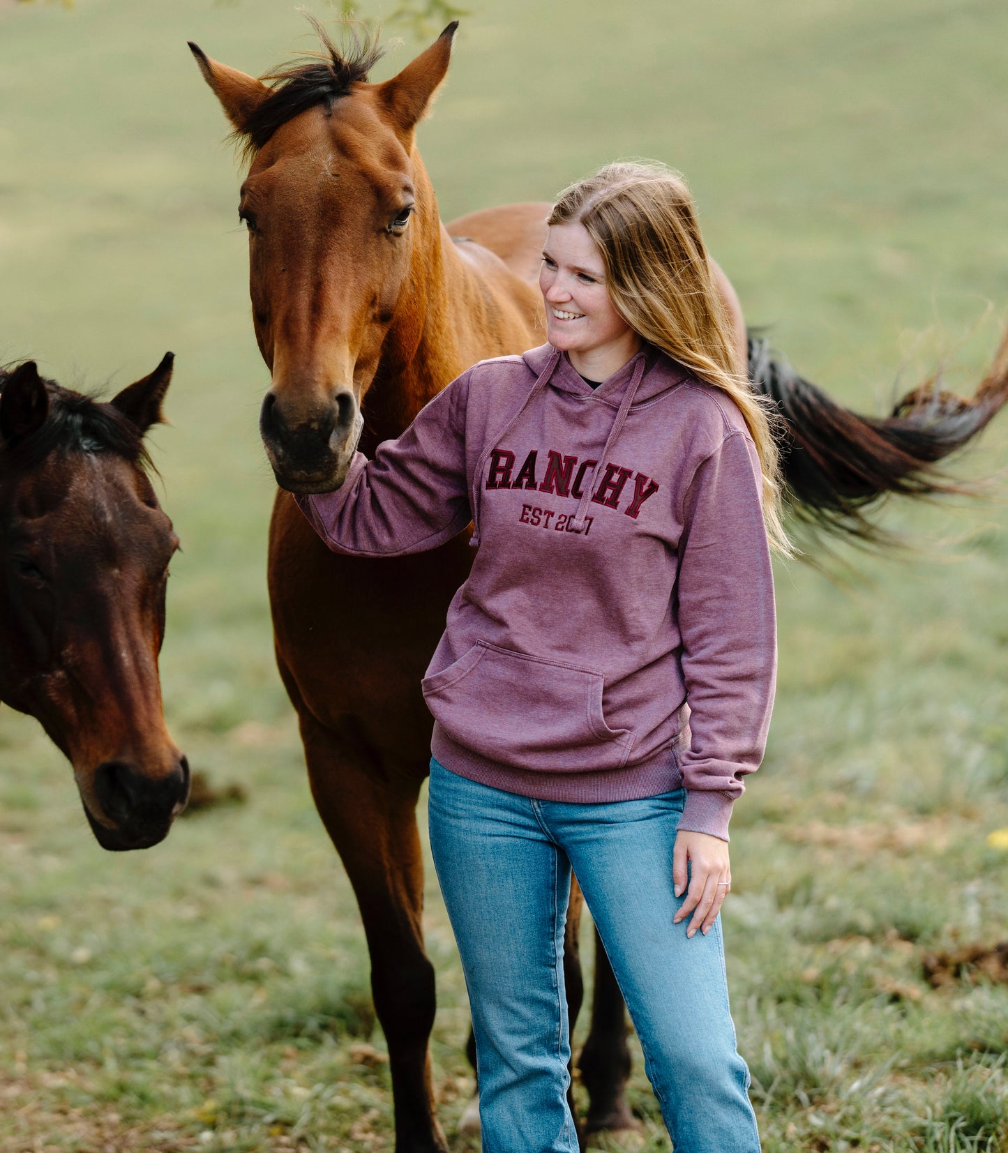 Distressed Varsity Hoodie