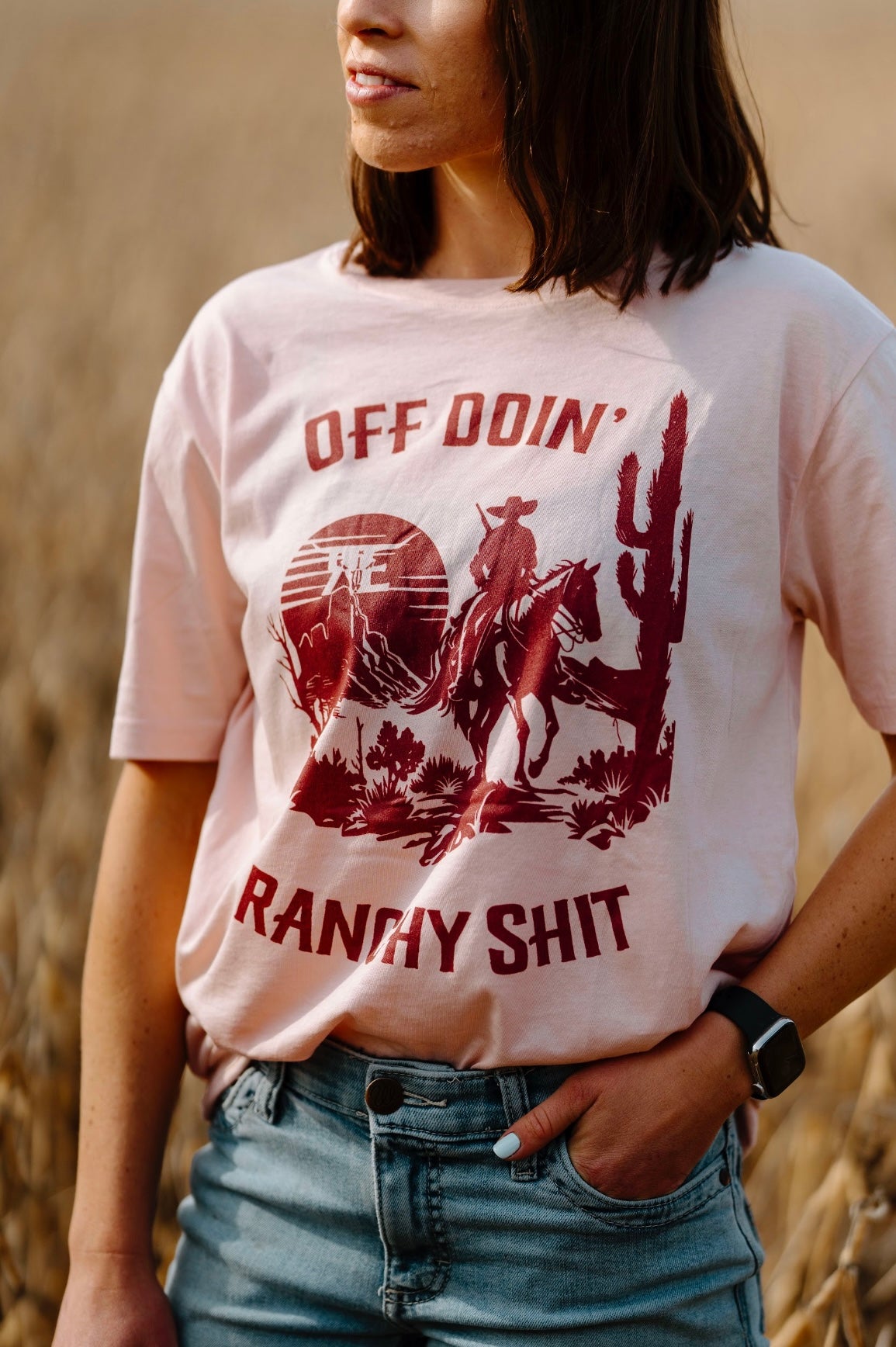 &quot;Off Doin’ Ranchy Shit&quot; Tee Shirt