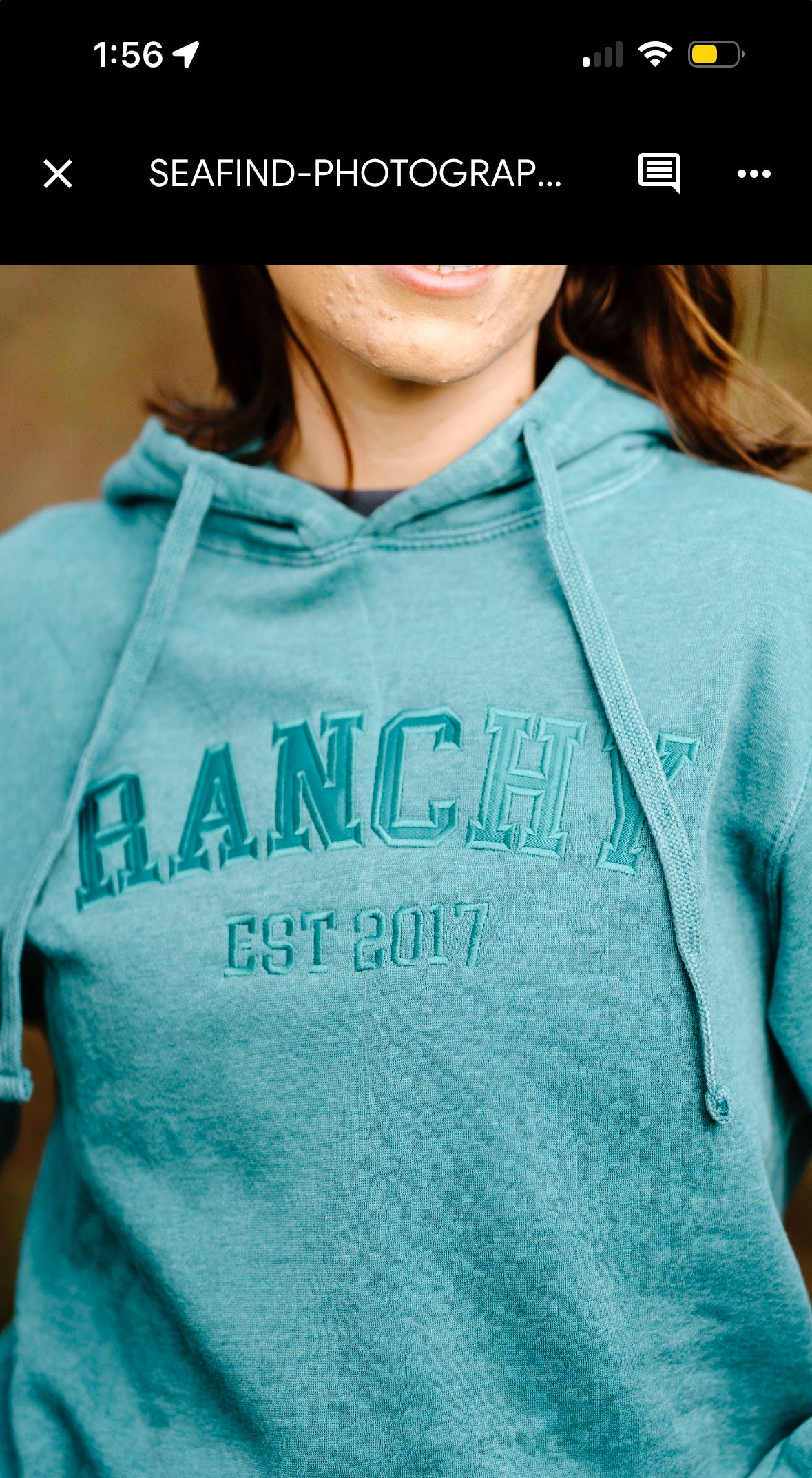 Distressed Varsity Hoodie