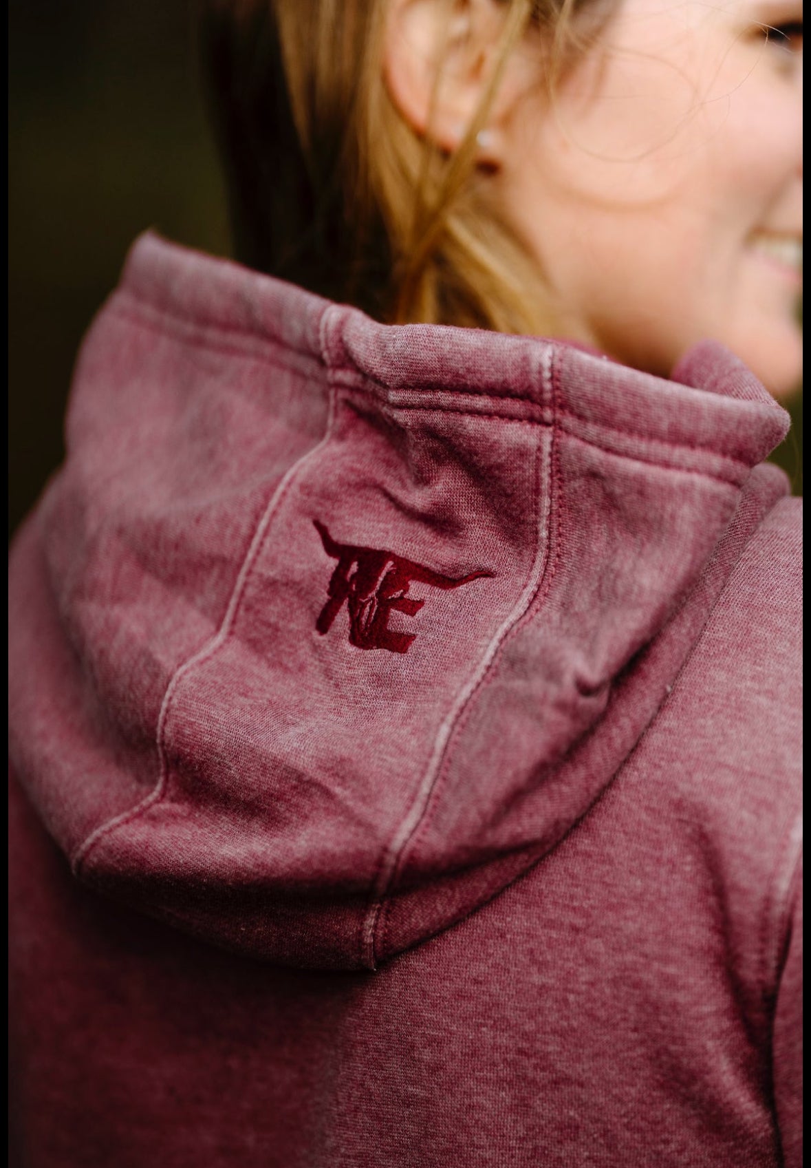 Distressed Varsity Hoodie