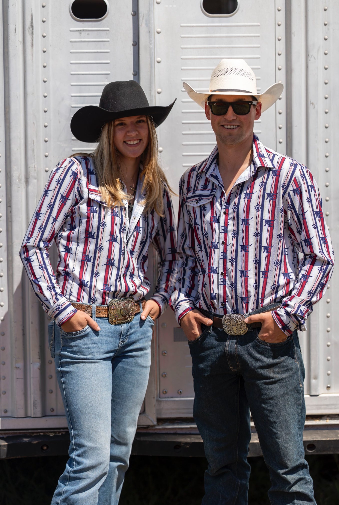 Cream N’ Red Striped Showshirt