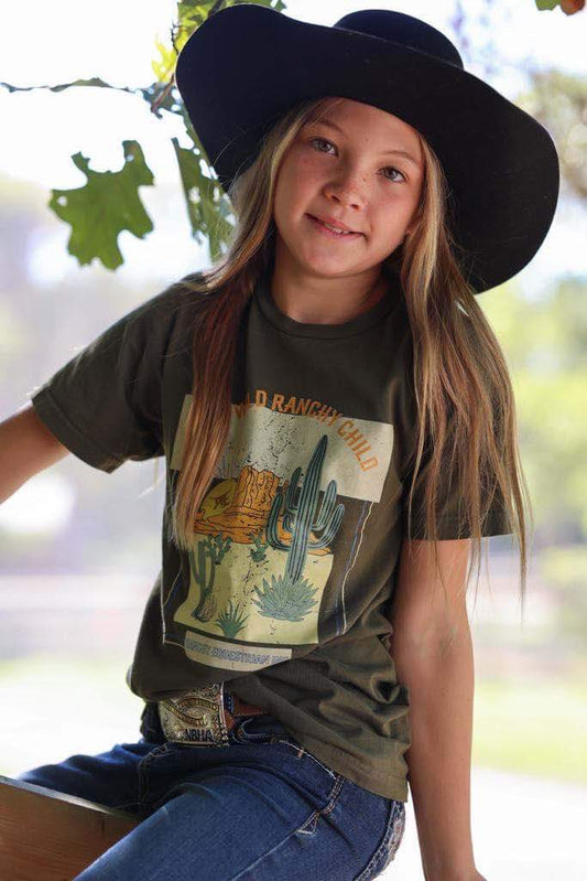 "Stay Wild Ranchy Child" Tee Shirt (Youth)