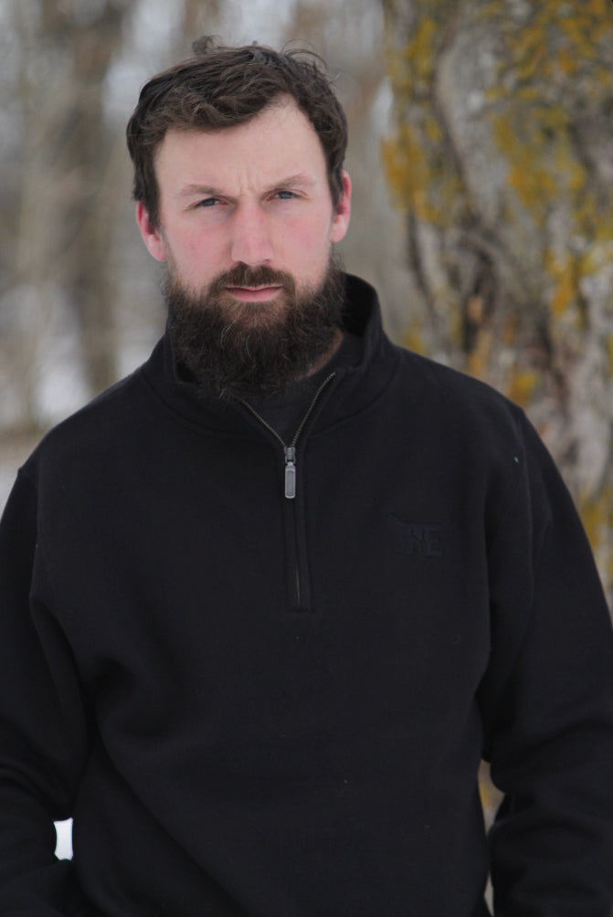 Ghosted 1/4 Zip Sweater