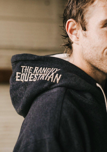 Truly Canadian Apparel Equestrian Hoodies The Ranchy Equestrian Charcoal Grey