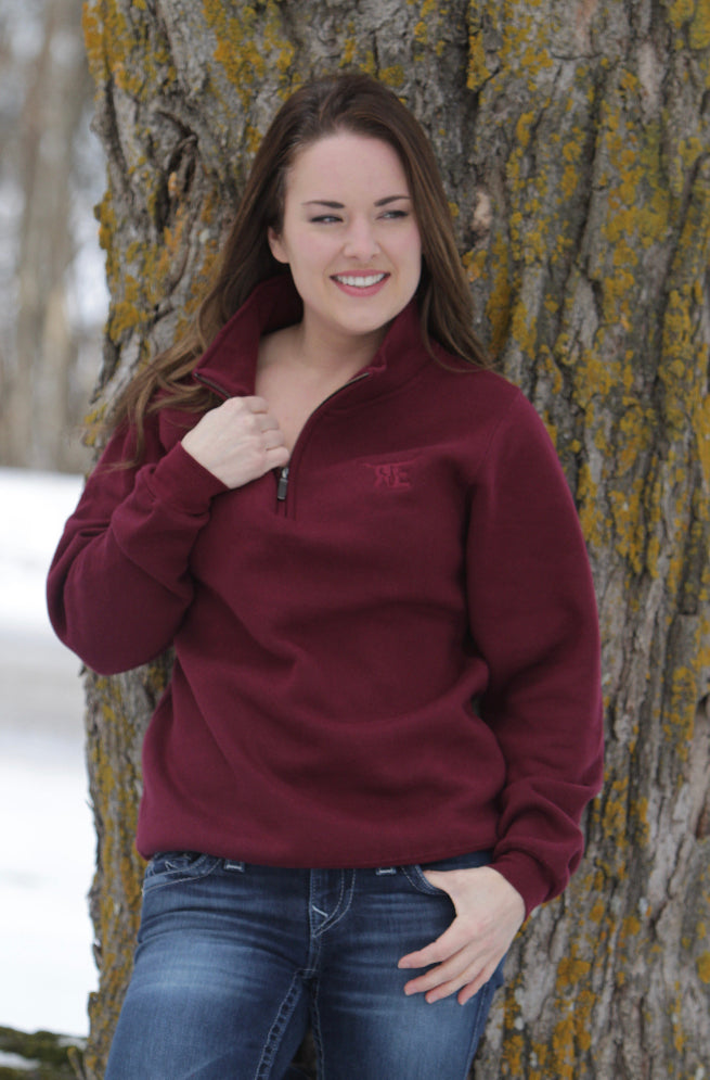 Ghosted 1/4 Zip Sweater